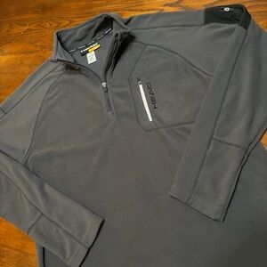 HEAD Quarter Zip Fleece Jacket Sweater Tennis